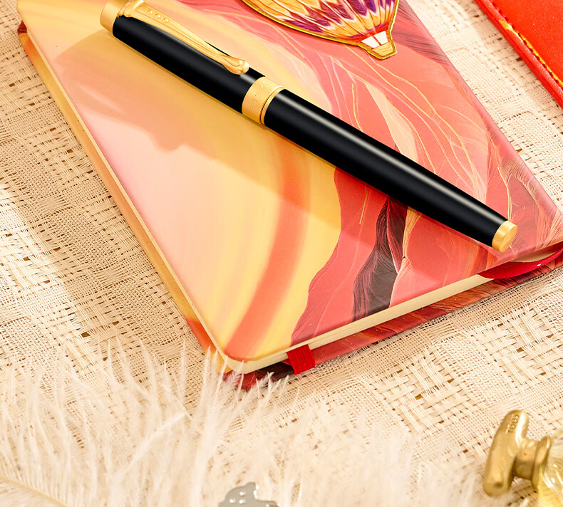 HERO Graduation Gift Fountain Pen Huaxia Land Danxia Series Luxury Business Gift Men Women Birthday Signature Ink Notebook Gift Box Siyeblack 12