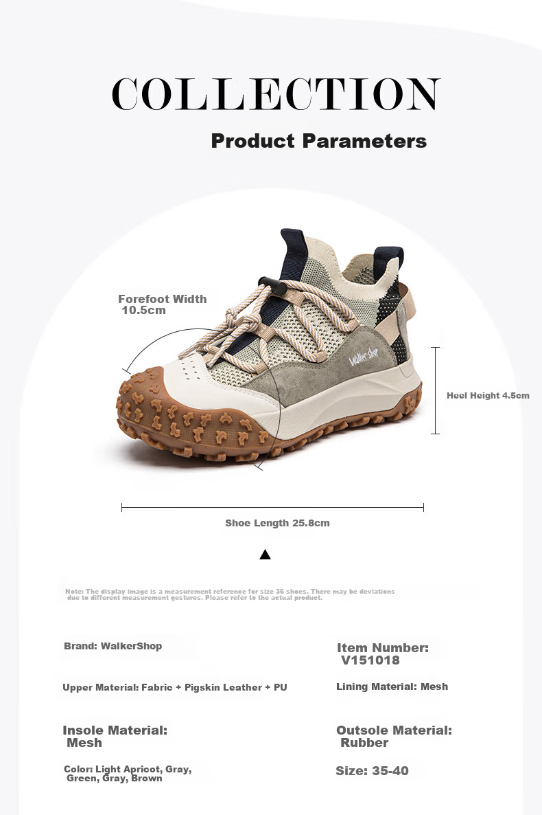 Walker Shop Aokasuo Women's Sports Shoes, Hiking Boots for Women, Breathable Mesh Casual Walking Shoes, Running Shoes V151018 2