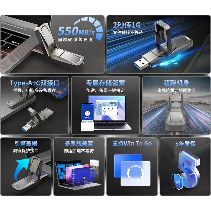 USB-накопитель Netac 512GB