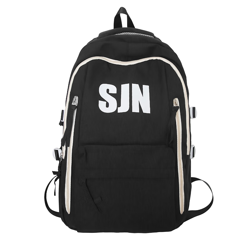 JINSHIWQ Korean Style Trendy Large Capacity Backpack for High School and College Students, New Double Shoulder Bag for Men and Women, High-Value Travel Backpack
