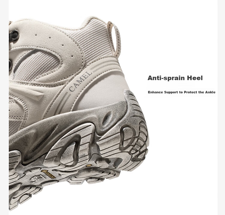 CAMEL Victory Hiking Shoes, Breathable Outdoor Sports Shoes for Men And Women, Waterproof Non-Slip Trekking Shoes F14C693646 37