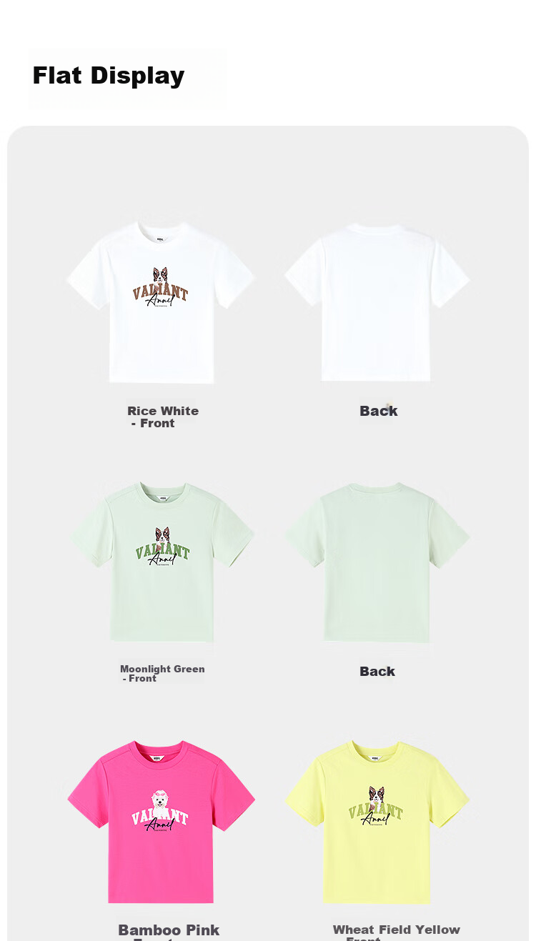 Annil Children's Clothing, Boys And Girls Round Neck Short-Sleeve T-Shirt, 2025 Summer New Style, Casual Printed Breathable Cool Elastic 13