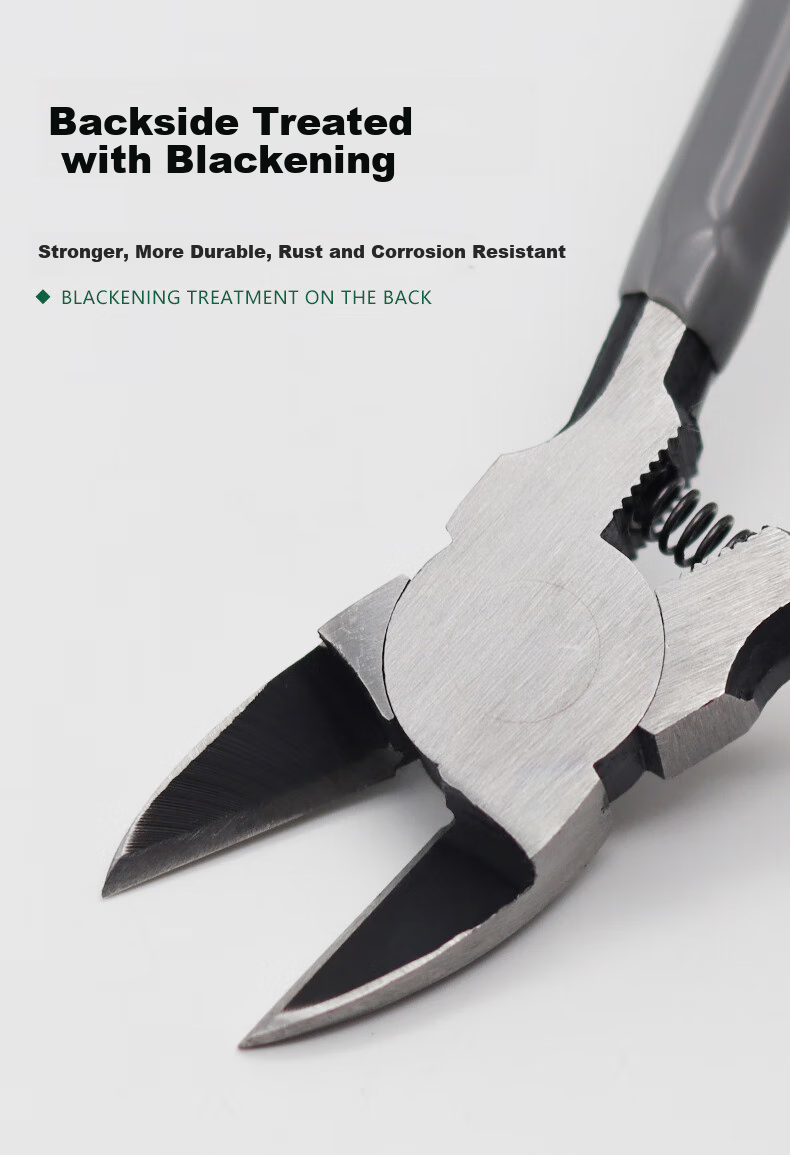 BERRYLION Diagonal Cutting Pliers, Wire Stripping Pliers, Household Electrician's Crimping Pliers, Japanese-Style 6-Inch Side-Cutting Tiger Pliers, Wire Cutting Pliers 4
