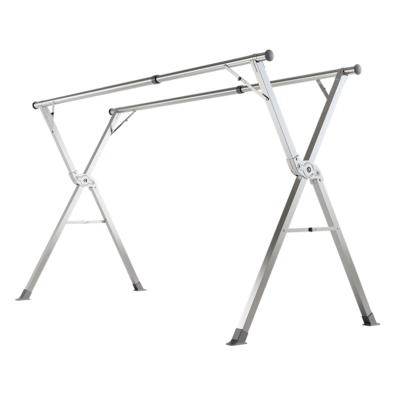 JD Jingzao Stainless Steel Retractable Folding Indoor Balcony Clothes Drying Rack 2.35m