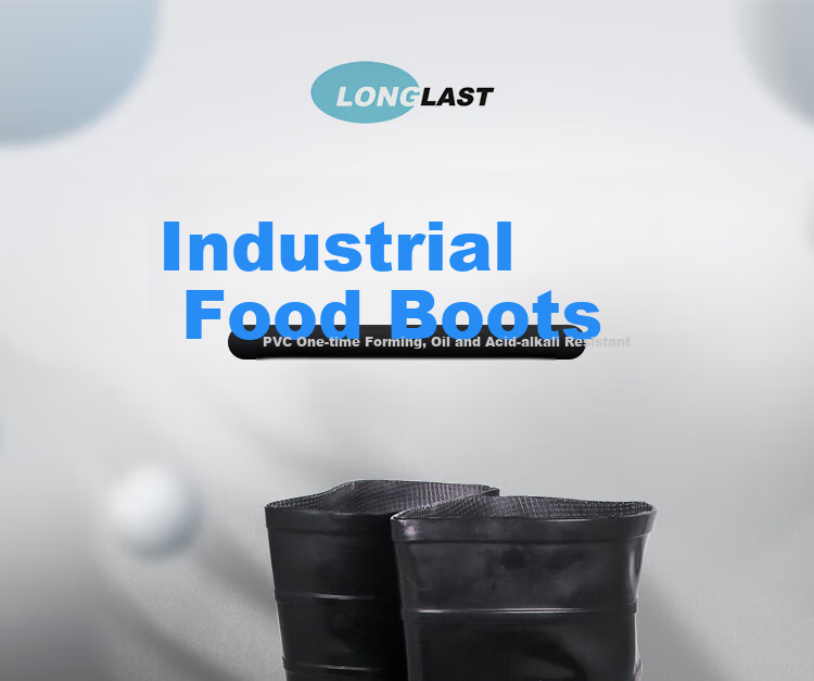 LONGLAST Thick Chemical Boots, High-Top Non-Slip Waterproof Shoes Rain Boots, Acid And Alkali Resistant, Black Rubber Shoes for Men And Women, Size 41 1