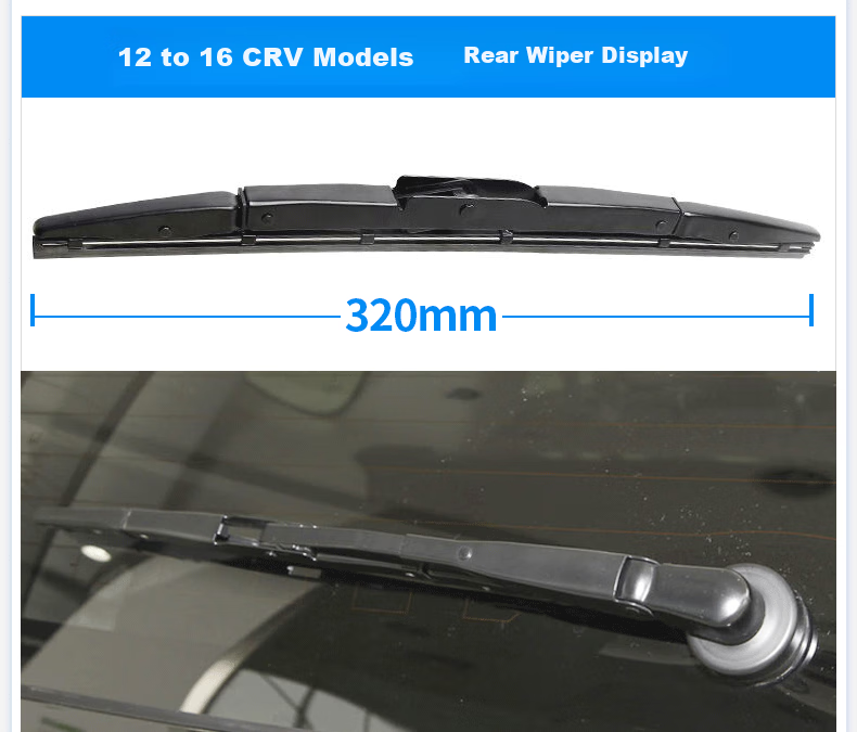 Meisim Rear Wiper Blade for CRV 07-11, Forester 04-24, Fit 03-20, Specialized Rear Window Wiper Blade, 1 Piece 4