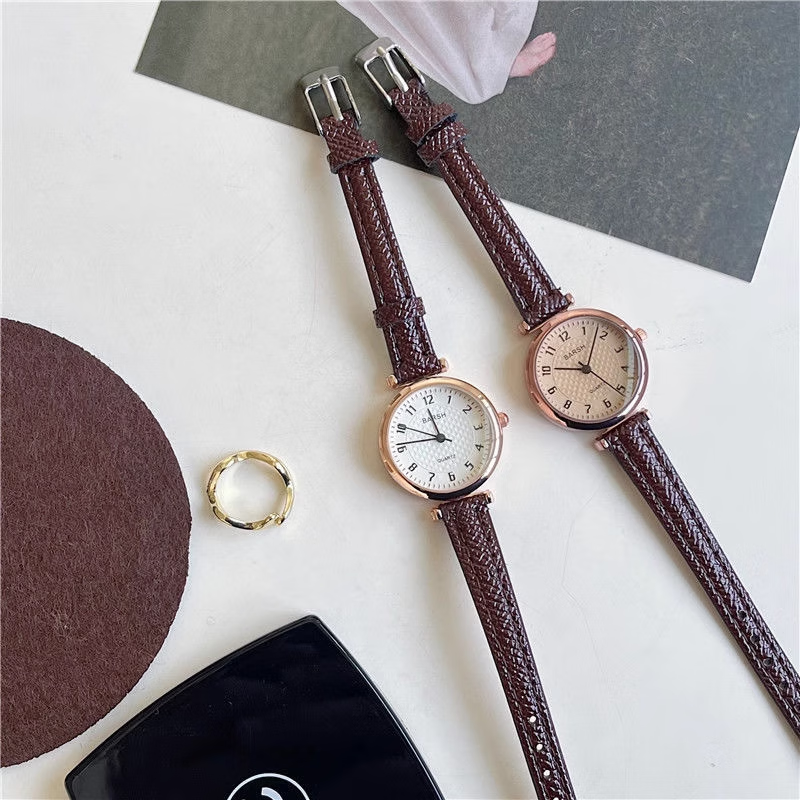 LOUIE JUELEN 2025 New Women's Watch, Retro Niche Style, Suitable for Middle And High School Students, Female Civil Servant Exam-Specific Silent Quartz Watch 17
