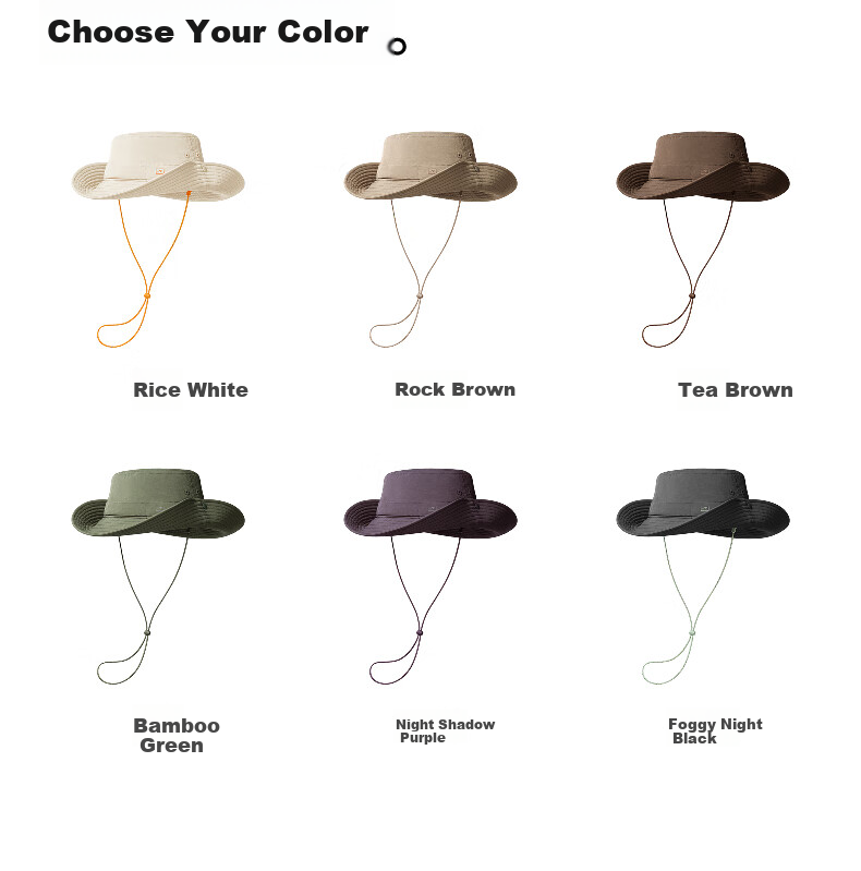 Bananain [Wang Yibo's Choice] Liangpi 502 UV Protection Hat for Men And Women, Sun Protection Fishing Hat with UV Protectio 14