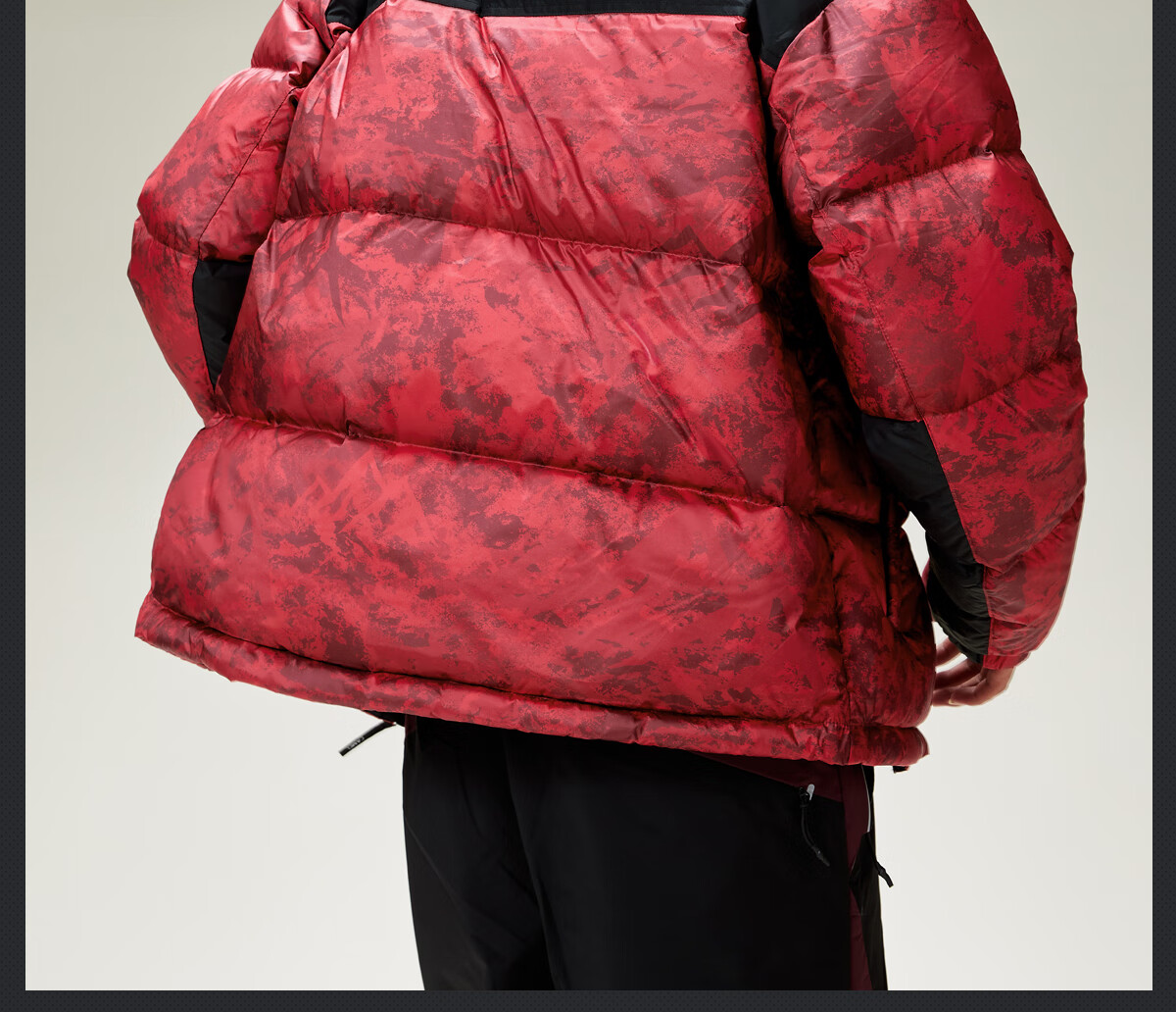 CAMEL Huoyanshan 2.0 down Jacket for Men, Winter New Style, Thickened Warm Puffer Coat, Short Outerwear M13CR07066E 9
