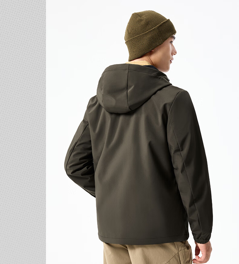 361° Men's Autumn Winter New Three-Protection Fleece-Lined Sports Casual Jacket Windbreaker Fleece Coat 652544605D-3 10