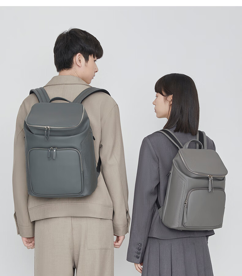 KALA·Y Anti-Theft Qilin Laptop Backpack Business Double Shoulder Trolley Travel Bag CX5525L Hu Yang Green 15