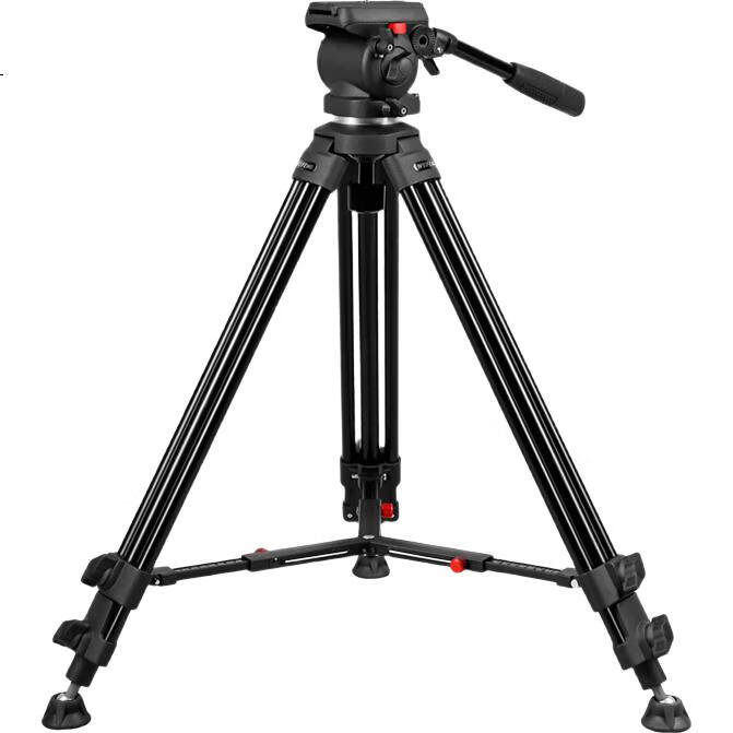 Штатив Weifeng WF-727A, алюминиевый сплав, 1.8м, профессиональный, с гидравлической головкой, для концертов, свадеб, прямой трансляции