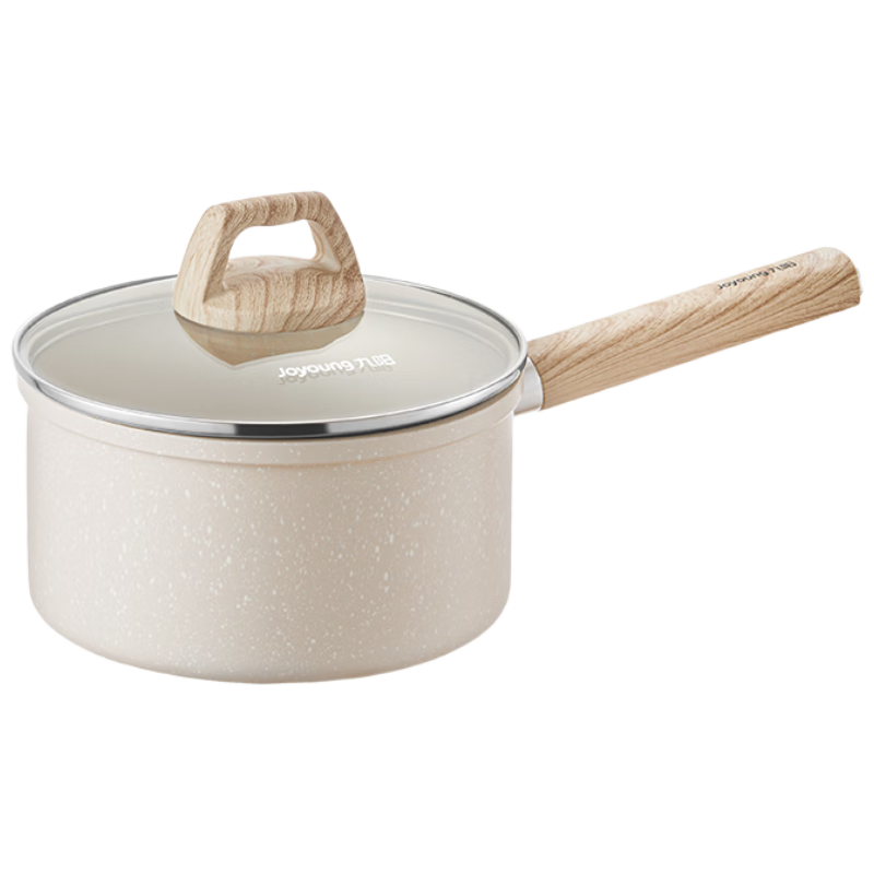 Joyoung Milk Pot, Maifanshi Color Non-Stick Pan, Ramen Pot, Baby Food Pot, Compatible with Gas And Induction Cookers, 18CM