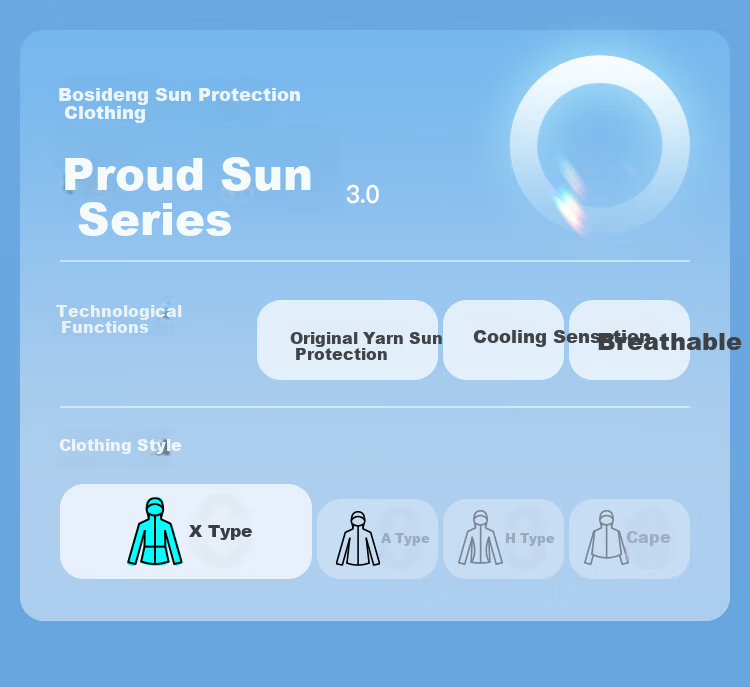 BOSIDENG Summer National Standard Sun Protection Jacket for Women, Short Style, UV-Resistant, Breathable, Slim-Fit, Lightweight Coat, UPF100 1