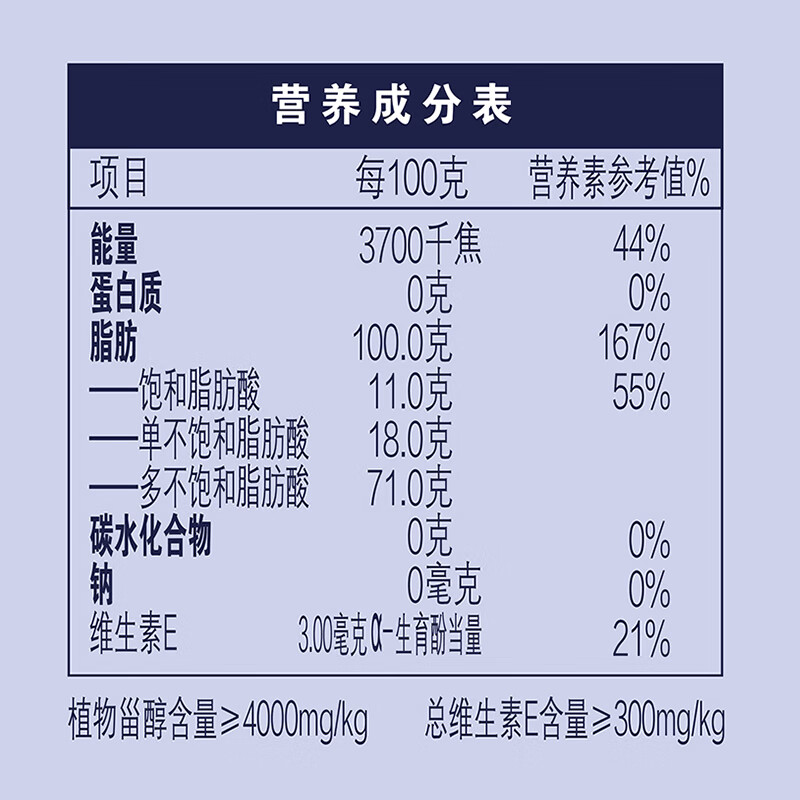 金龙鱼 KING’S 保真亚麻籽油 食用油 进口原料 特级初榨 亚麻籽油250ml