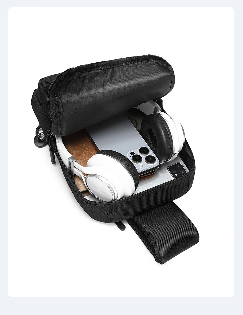 MEXICAN Crossbody Bag, Large Capacity Chest Bag for Men, Shoulder Bag, Student Commuter Travel Bag, Work Trip Water-Resistant Phone Bag 5