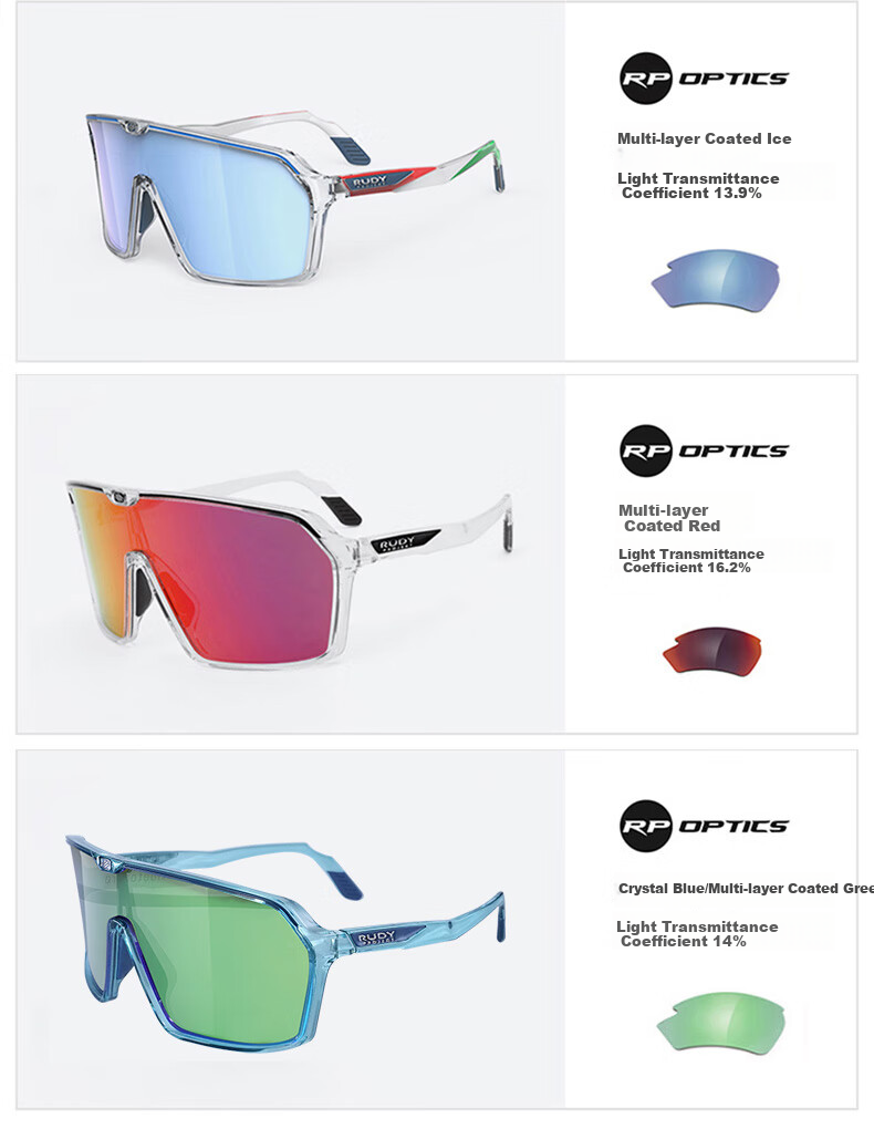 RUDY PROJECT Cycling Glasses, Windproof Sports Bicycle Sunglasses, Outdoor Sunglasses for Men And Women, SPINSHIELD 13