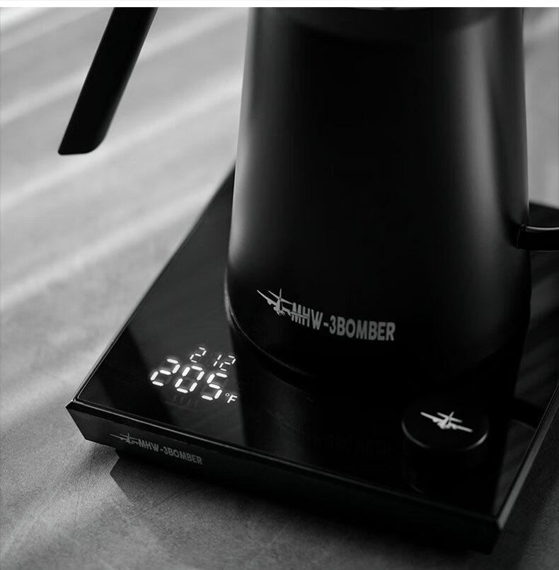 MHW-3BOMBER Assassination Bomber Temperature-Controlled Pour-Over Kettle, Electric Heating Pour-Over Flow Control Smart Coffee Kettle, Home Electric Water-Heated Tea Maker 38