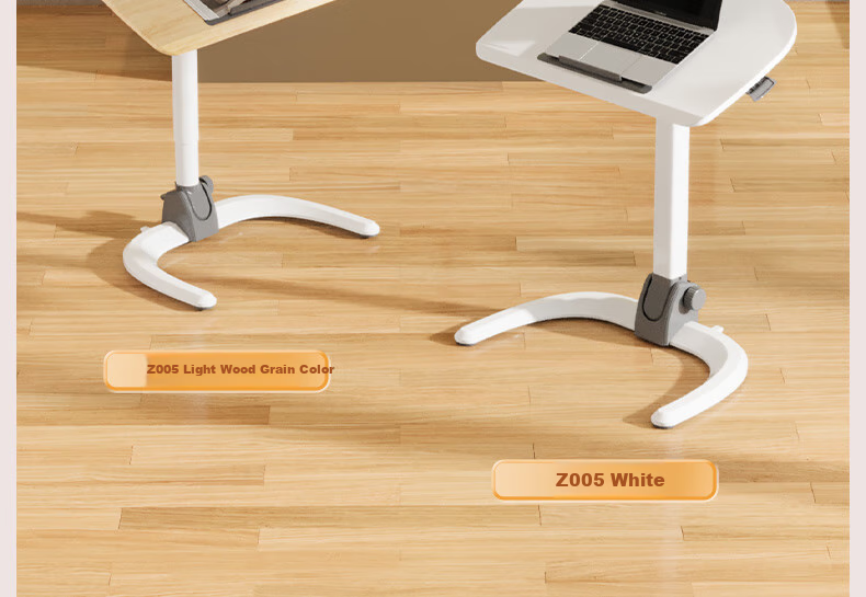 JOYSEEKER Standing Adjustable Height Desk, Foldable Laptop Table, Workstation, Movable Desk, Sofa Table 14