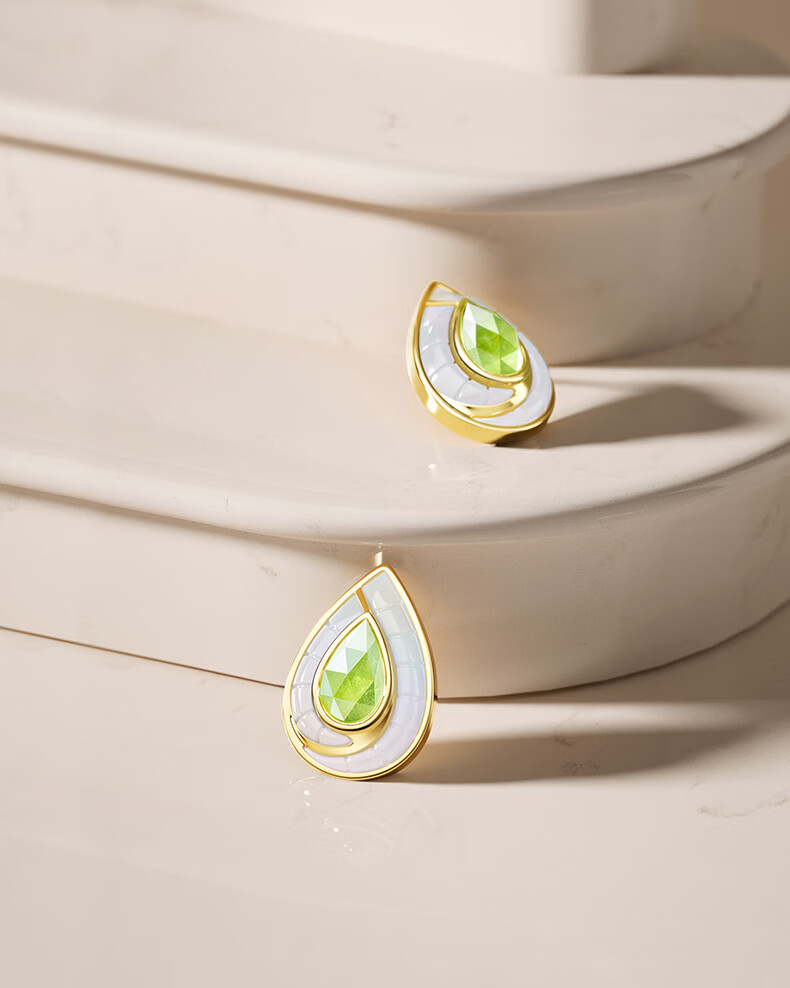 LOLA ROSE Drip Series Gemstone Earrings for Women, Birthday Gift, Holiday Present for Girlfriend, Mid-Autumn Festival Gift 2