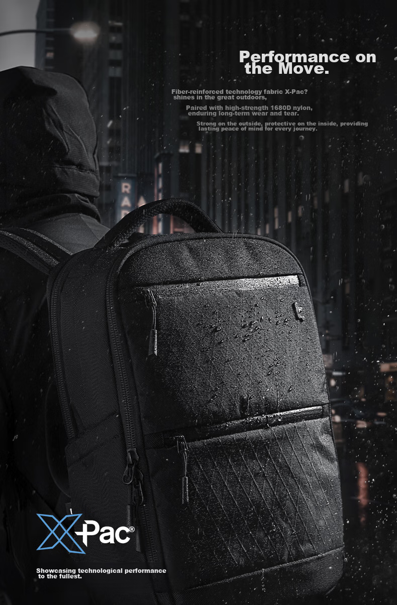 Tomtoc High-Performance Backpack Business Laptop Bag Large Capacity 16-Inch Notebook Computer Bag for Men Travel Water-Resistant T73 4
