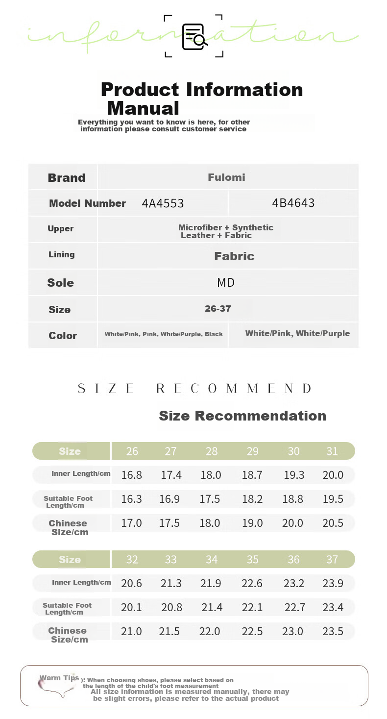 Follow Me Girls' Sports Shoes, Spring And Summer Mesh Breathable Casual Shoes, Children's Running Shoes, White/pink (Hollow Design), Size 34 6