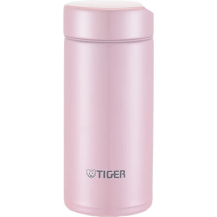Термокружка TIGER Mengzhongli, нержавеющая сталь, вакуумная, 200 мл, цвет "Shell Pink"
