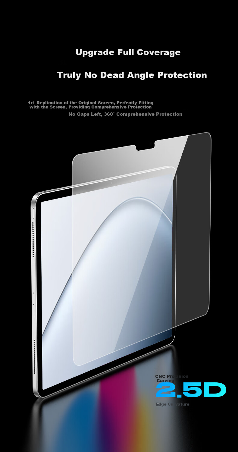 CangHua Tempered Glass Screen Protector for Xiaomi Pad 7 Ultra, 14-Inch, Compatible with 2025 Model MI 7 Ultra, Full Screen Protection for Xiaomi Pad Tablet, Shatterproof, Anti-Fingerprint, HD Clear Protective Film 2