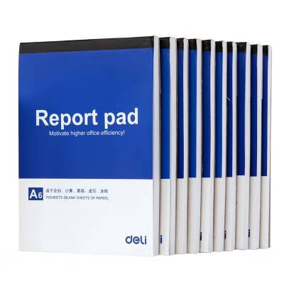 Deli Office Notepad A6/70 Sheets 20-Pack Ruled Refill 7713