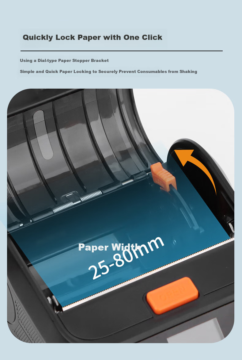 Gprinter 9124D High-Speed Express Printer, E-Commerce Single-Sheet Thermal Printing, 80mm Warehouse Logistics Commercial Office Printing, Non-Drying Adhesive Barcode Label Printer, Bluetooth Model 6