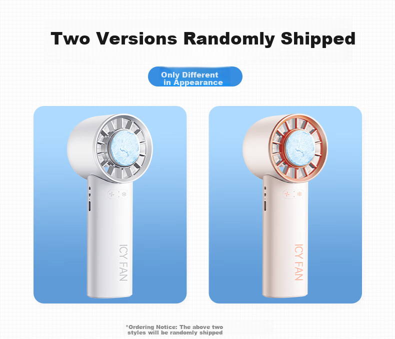 Topvork [USA] Handheld Mini Fan, Portable Neck-Hanging Cooling Fan, Rechargeable Long Battery Life USB Small Electric Fan for Desktop, Dormitory, Office, And Outdoor Use 5