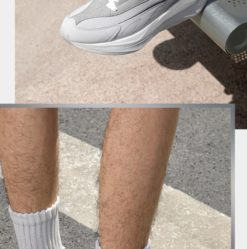 361° Spaceship Men's Sports Shoes Autumn Thick Sole Retro Casual Running Outdoor Cushioning Shoes 672536701-2 18