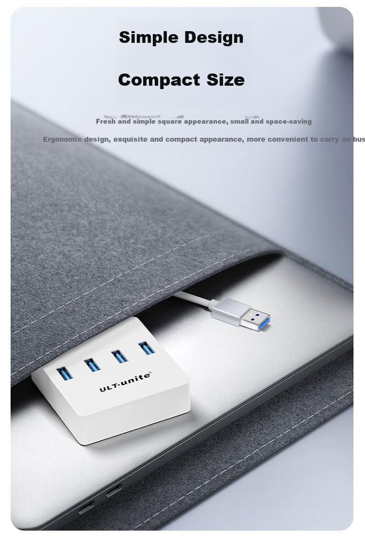 ULT-Unite USB 3.0 Hub, Expansion Dock, High-Speed Four-Port Hub, Laptop And Desktop Multi-Port Adapter, Extension Cable 7