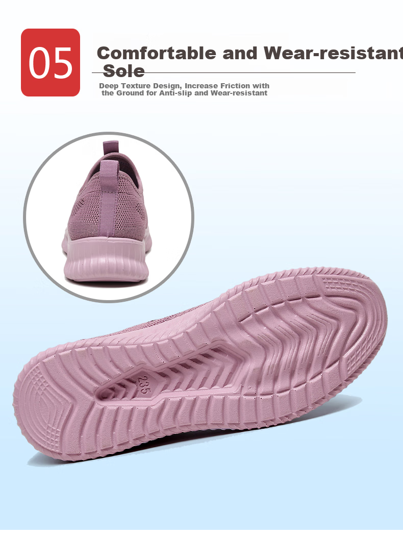 Ankang Spring And Autumn Old Beijing Cloth Shoes Breathable Mom Shoes Slip-On Casual Women's Sneakers AK67807 Black Size 40 6