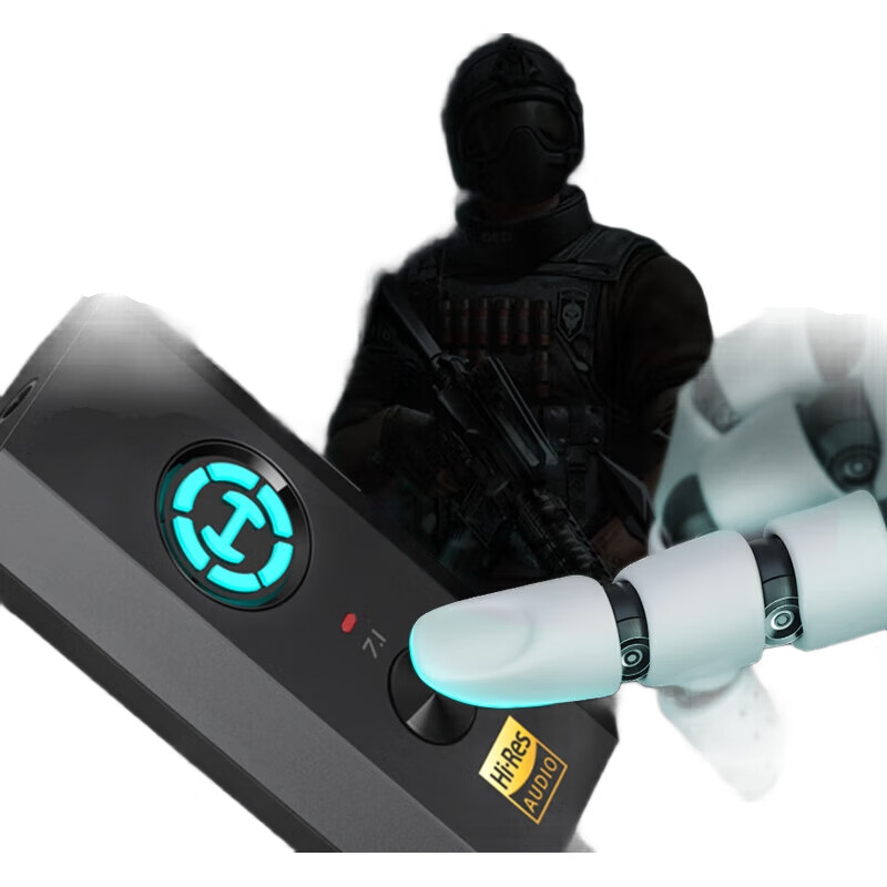 Внешняя звуковая карта EDIFIER HECATE GS04 USB to 3.5mm, 7.1 игровая, конвертер аудио, адаптер для наушников, микрофона и динамиков, совместима с ПК, ноутбуками, PS4/PS5