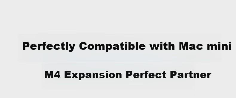 UGREEN M.2 SSD Enclosure Compatible with Mac Mini M4 Expansion Dock, DP DisplayPort, USB 3.2, Compatible with Apple Host, Thunderbolt 4/5 Interface 14