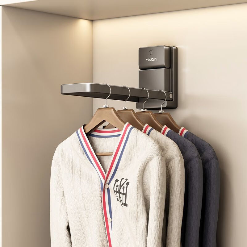 MUYA Suction Cup Hanger Storage, No Drilling Required, Foldable Wall-Mounted Clothes Rack, Balcony Bathroom Storage Towel Rack
