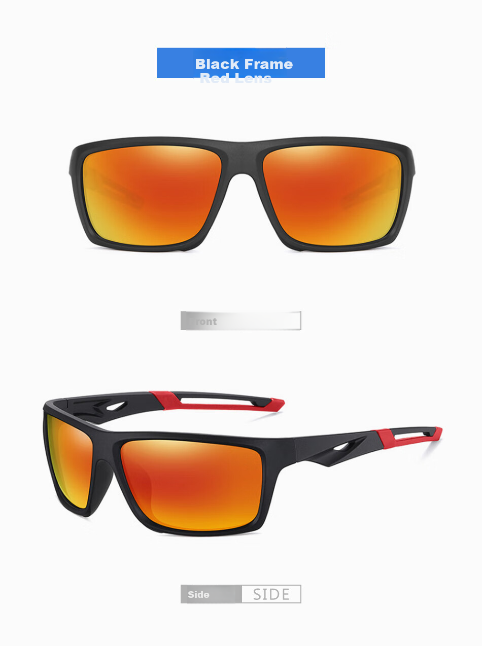 DRATRA Sunglasses for Men And Women, Polarized Sunglasses, Outdoor Anti-Glare Sports Goggles, Fishing And Cycling Glasses 8