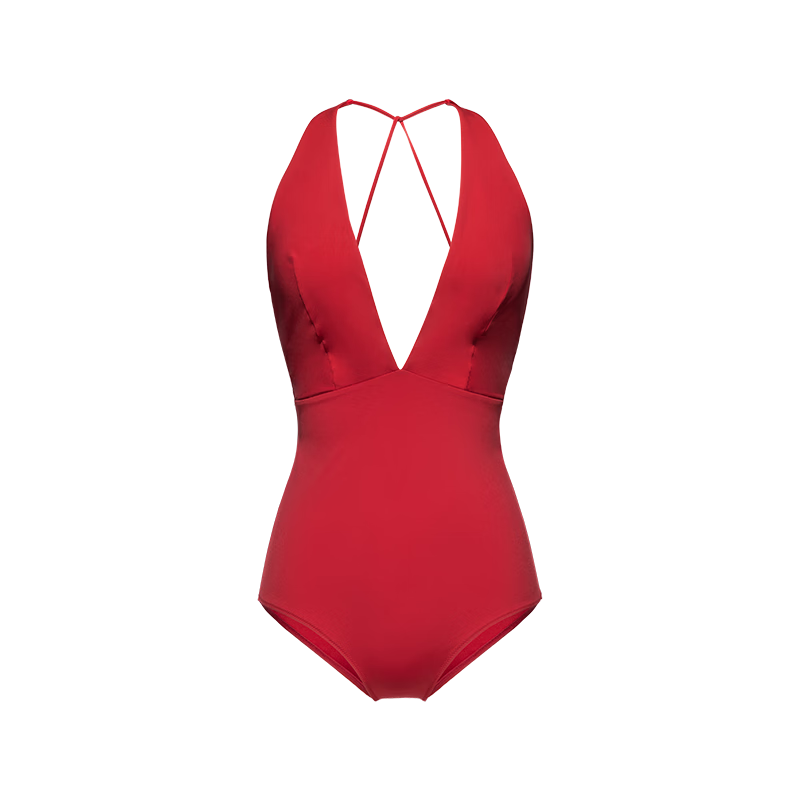 Atlanticbeach 2025 New Popular Sexy Deep V Swimsuit for Women, Summer Beach Vacation Hot Spring Tummy Control Slimming Fashion One-Piece Swimwear