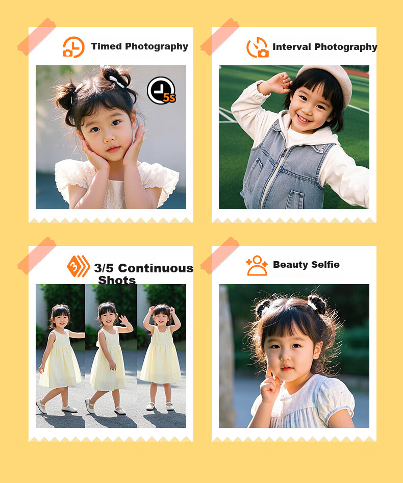 Aigo I8 Children's Instant Camera, CCD, Can Take Photos And Print Pictures, Doodle, Educational Video Recording, Toy for Boys And Girls, Birthday Gift 7