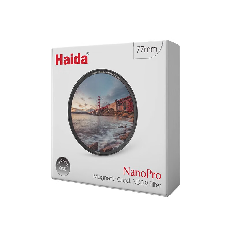 Фильтр Haida NanoPro Magnetic GND 0.9, 82 мм, для съемки с параллельным светом, восходов и закатов, двухстороннее многослойное покрытие