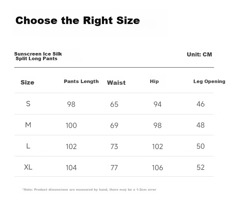 MJ STYLE Sun Protection Ice Silk Split Pants for Women, New Summer 2026 Women's Clothing, Trendy Fashion Casual Versatile Simple Trousers 4