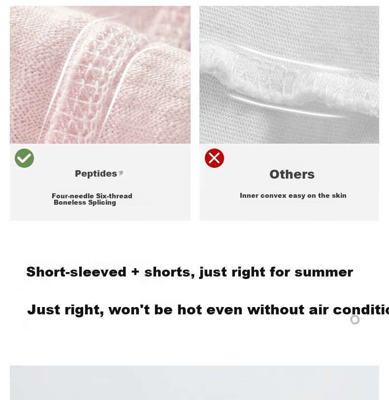 Beitaisi Children's Pajama Set, Summer New Style, Home Wear for Boys And Girls, Short-Sleeved Pure Cotton Loungewear, Cool And Breathable 18
