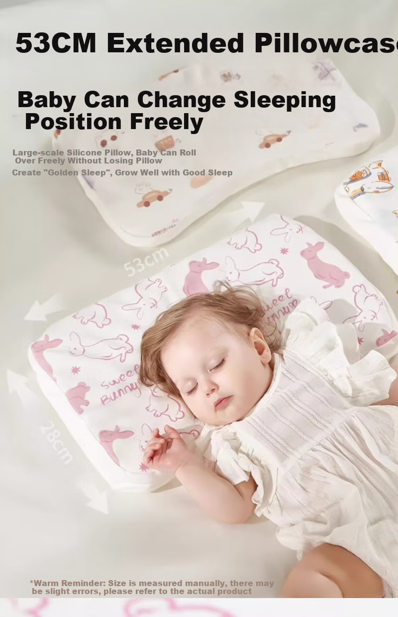 Scoornest Children's Silicone Pillow, Suitable for All Seasons, 1 Baby, 2 Infant, Silicone Pillow for 6 Months to 3 Years Old, Kindergarten Childre 11