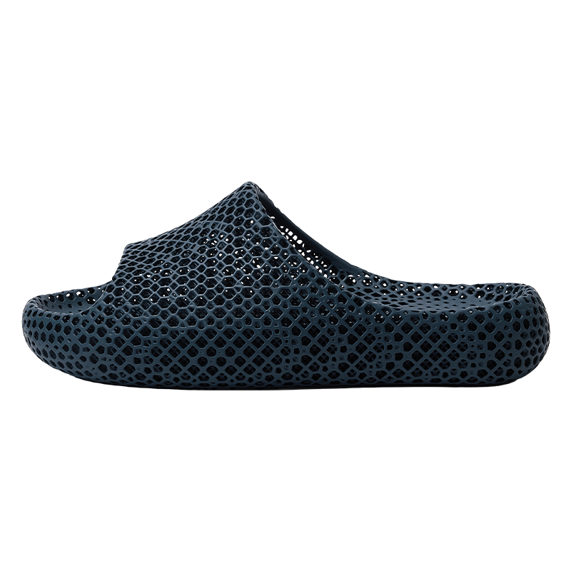 JD Original [3D Printed Slippers] Non-Slip Summer Outdoor Breathable Soft Elastic Sports Sandals, Magnetic Indigo Blue, Size 39