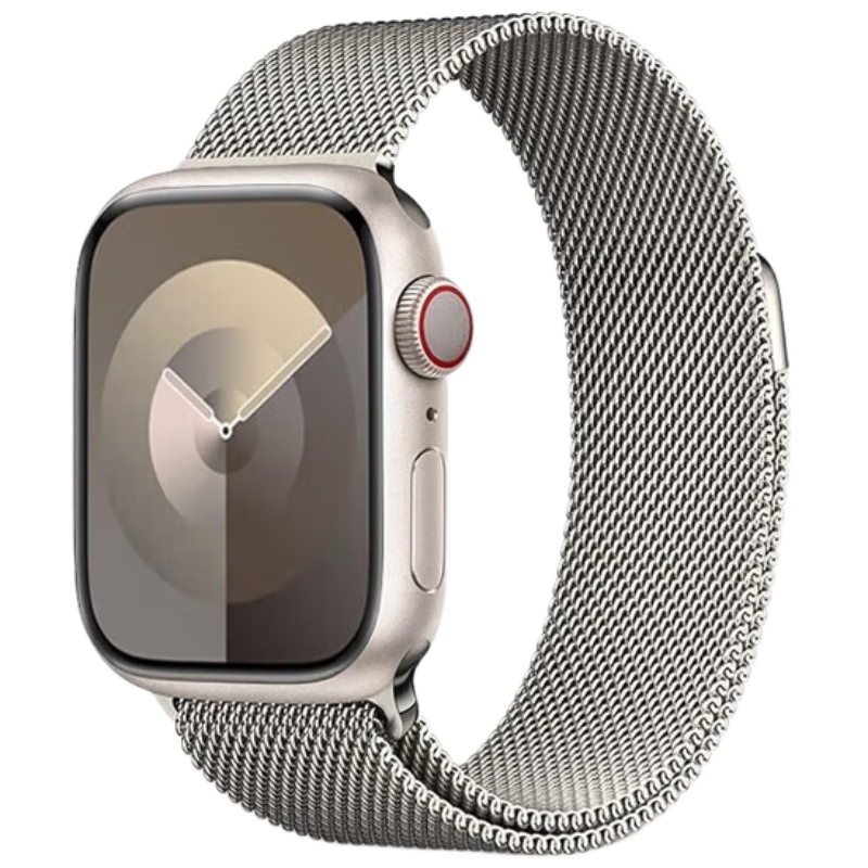 W&P 26 New Style Compatible with Apple Watch Band, Suitable for Apple Watch Ultra 4/3/2 Milanese Metal Stainless Steel Strap, for IWatch S12/11/10/9/8/SE
