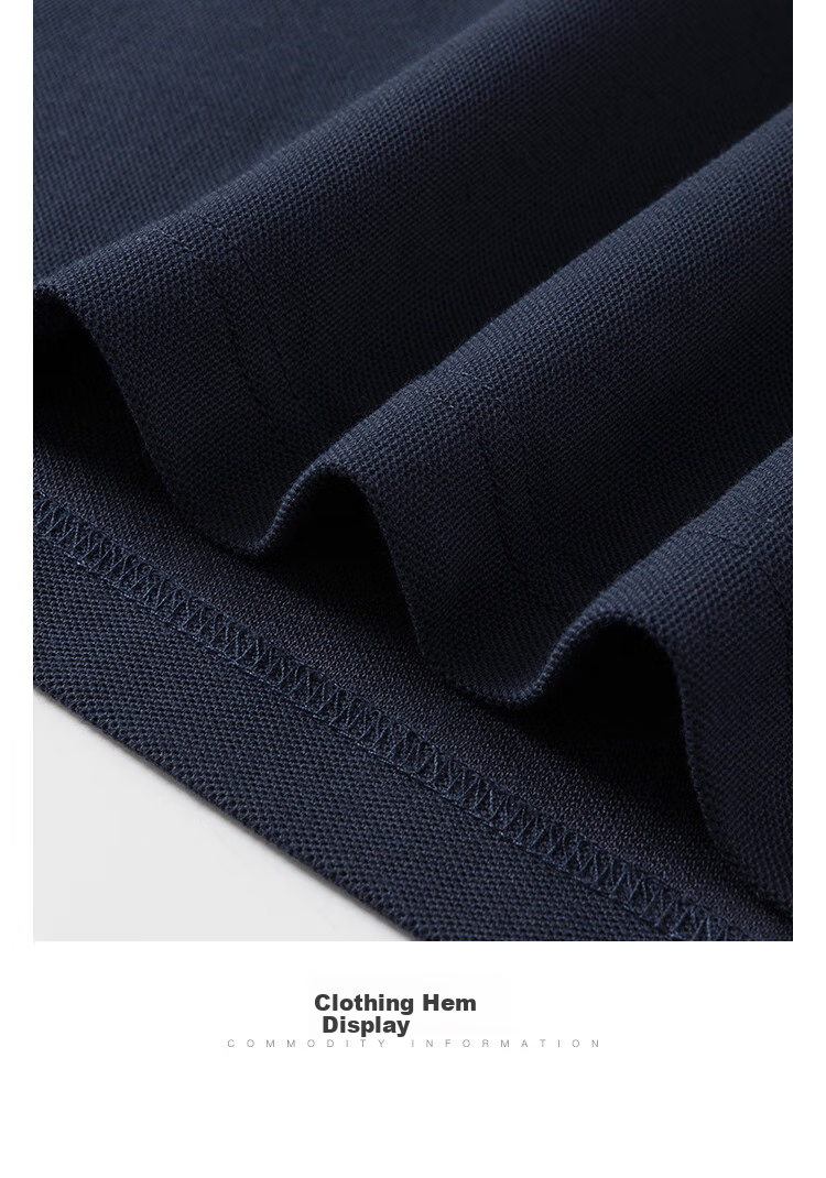 MONTAGUT [Breathable Mesh Pique Fabric & Cool Moisture-Wicking] Summer Comfortable Short-Sleeve Men's Polo Shirt JG Navy Blue XL 7