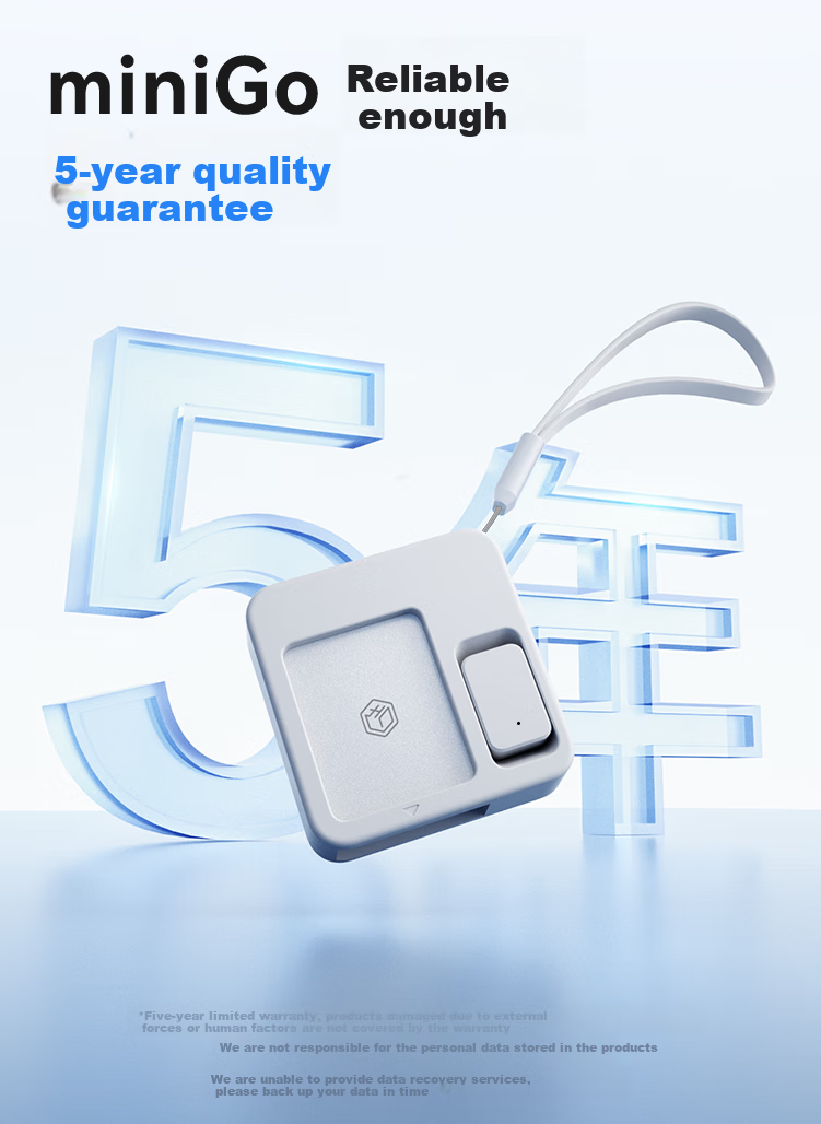 JD Original MiniGo Portable SSD 512GB (PSSD) with Read Speed up to 1000MB/s, Dual-Use External Hard Drive for Apple And Android Phones, Computers, Direct Connectio 13