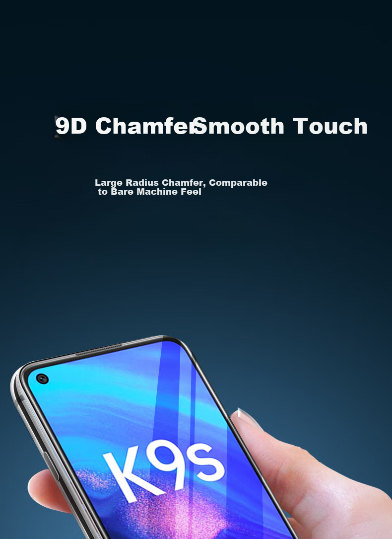 KOOLIFE [Upgraded Anti-Shatter Edge] Tempered Glass Screen Protector for OPPO K9s, A36 Phone Protective Film, Gaming Version, Ultra-Thin Full-Screen Coverage, HD Clear Anti-Drop Fingerprint-Resistant Front Film 9