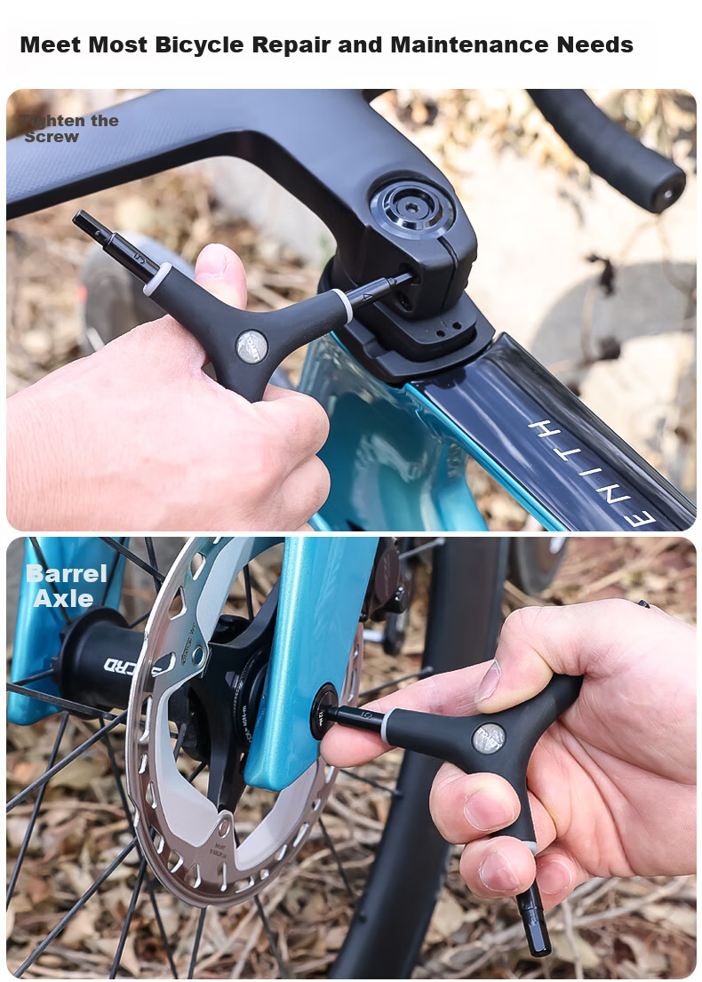 LEBYCLE Three-Way Y-Shaped Hex Tool 4/5/6mm Wrench, Suitable for Mountain And Road Bikes, Portable Cycling Repair Kit 4